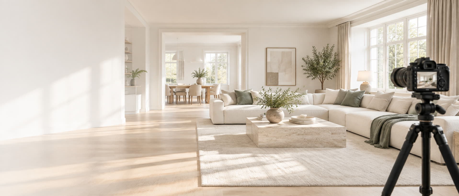 Quiet Landmark photography — property presentation still